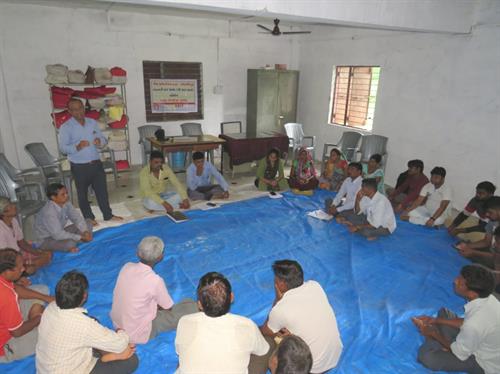 PRI members meeting at Malaja, Chhotaudepur.